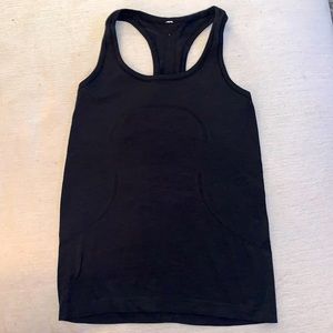 Black Lululemon speedy tank top